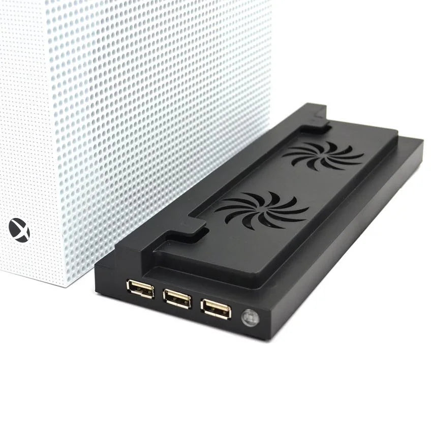 New Product Abs Cooling Fan for X-box One S with 3 USB Docks Console  Stand of X-box One Slim