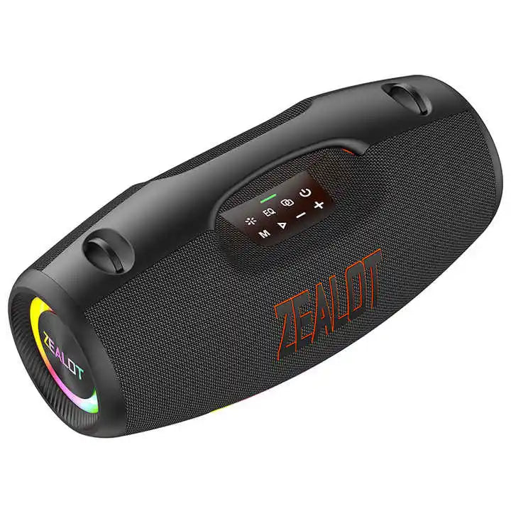 Zealot S89 Outdoor Party Speaker Professional Bluetooths 250W Bass Powered Portable Subwoofer Wireless LED Light Hifi Speaker