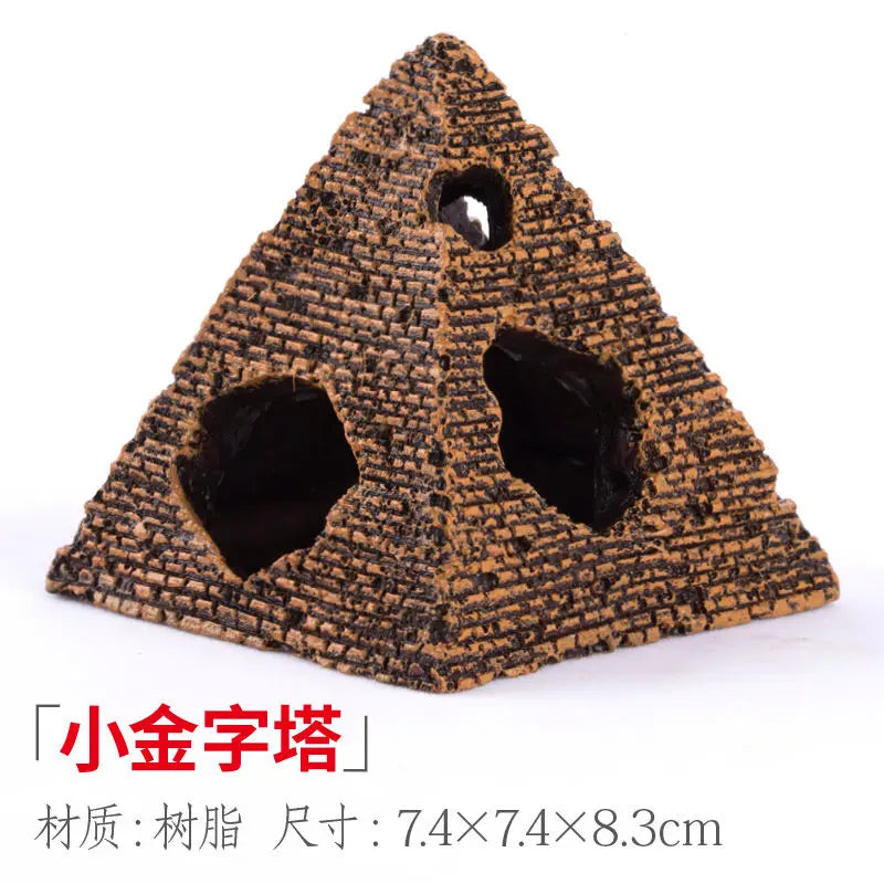 Retro Ceramic Decoration Fish Tank Shrimp Tank Dodging House Spawning Fish Hiding Landscaping Aquarium Decor Accessories