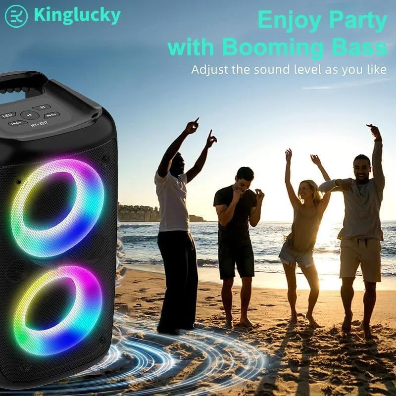 Best Selling Kinglucky BT Radio Speaker HY-3317 Wireless Speaker High Power US Local Store Home Karaoke Wireless Speaker
