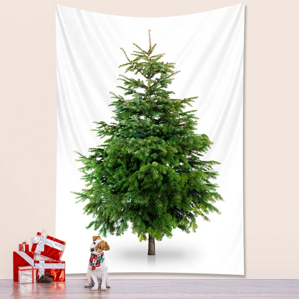 Christmas tree bedroom home decoration New Year party large size Tapestry Wall Tapestry Bohemian decorative mattress