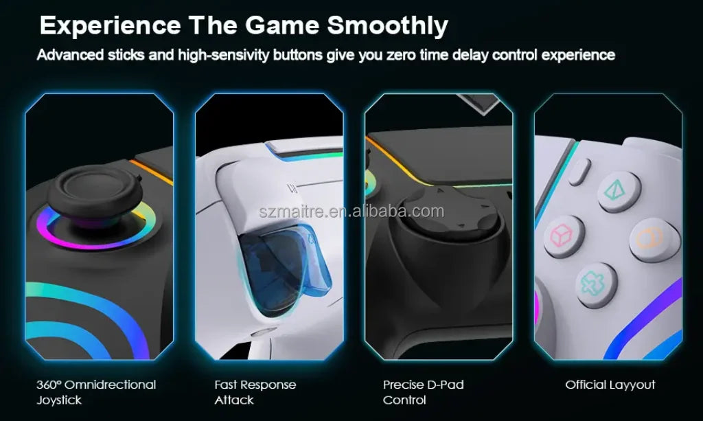 Wireless Game Gamepad Joystick Game Controller for PS5 Game Controller with Vibration Motor Feature for PS5/PS4/PS3/Switch