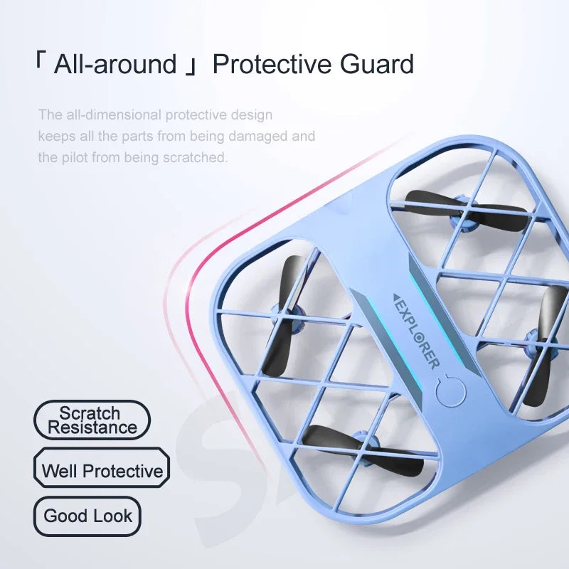 JHD H107 8K 4K Mini Drone FPV Wifi with Camera Helicopter  Quadcopter Remote Control Aircraft Easy Control Drones Children's Toy