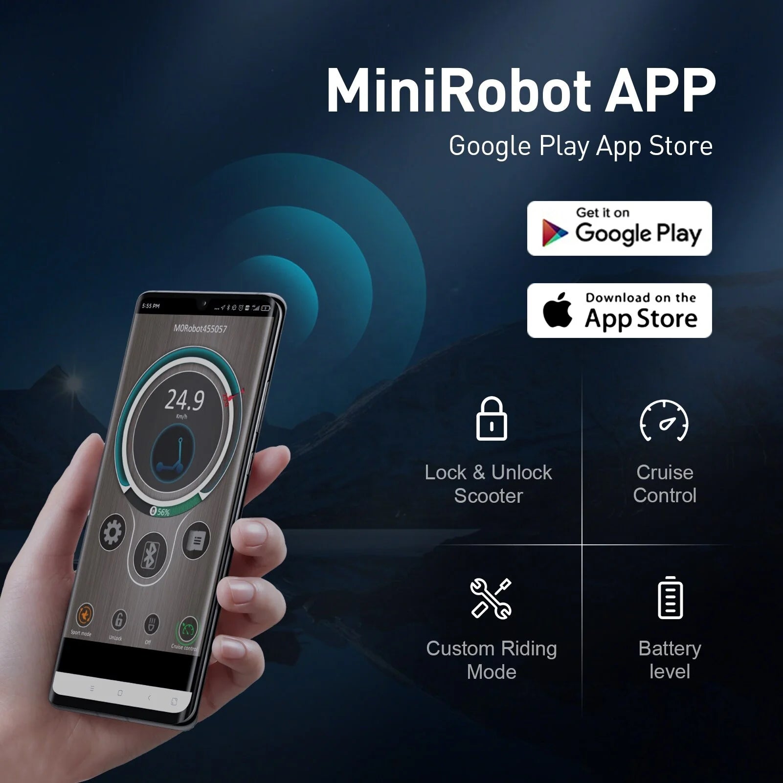 IScooter I9 Electric Scooter App Control Foldable E Scooter Adult Electric Kick Scooter 7.5Ah Battery 30km/h 350w