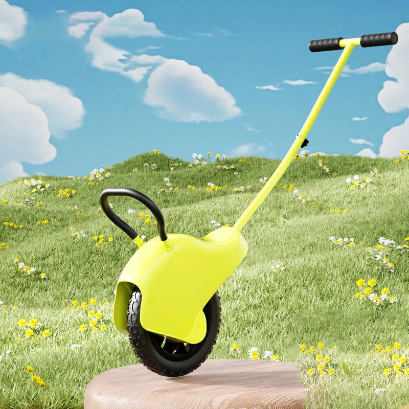 Single-Speed Unicycle Kick Scooter Foot Scooter Kids' Outdoor Training Wheel Adventures Hand-Propelled One-Wheel Mountain Buggy