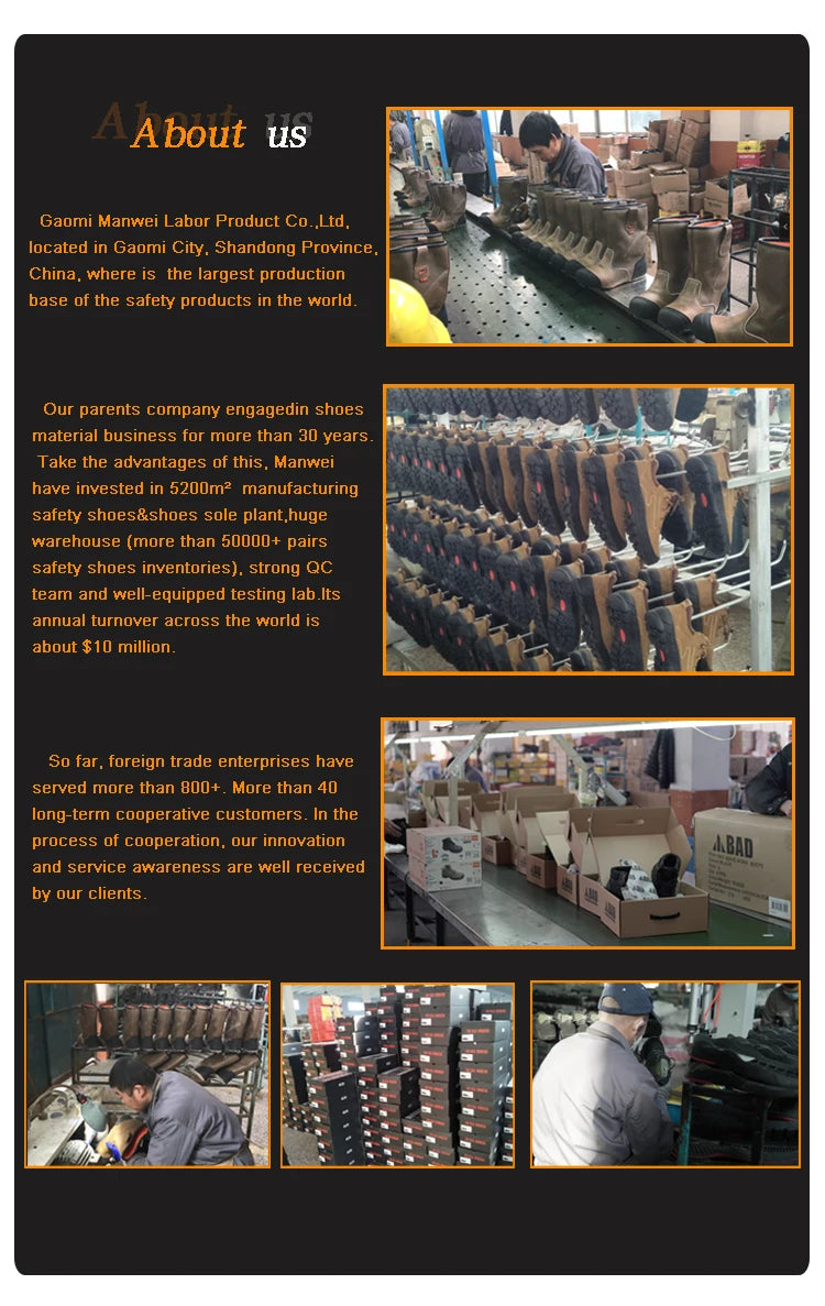 Men's High Quality Genuine Leather Working Shoes PU Mesh Insole Waterproof Safety Features for Spring Summer Winter Autumn