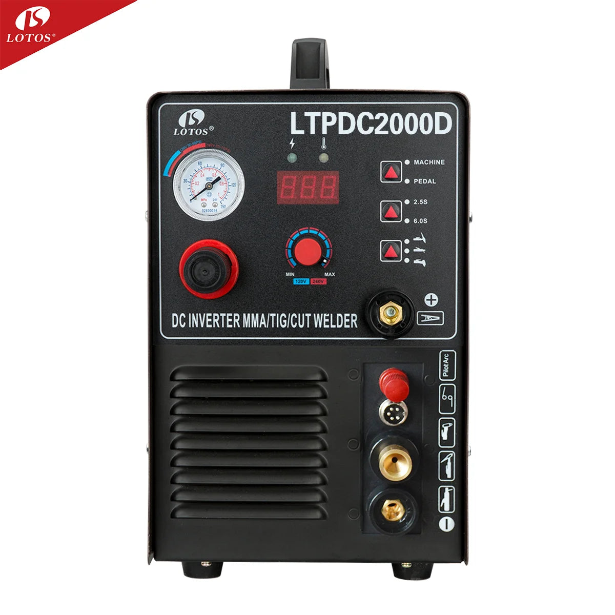Lotos LTPDC2000d 3 in 1 Tig Welder Machine Portable Welding Machine Equipment Poste a Souder Tig for Black Friday Sale Gift