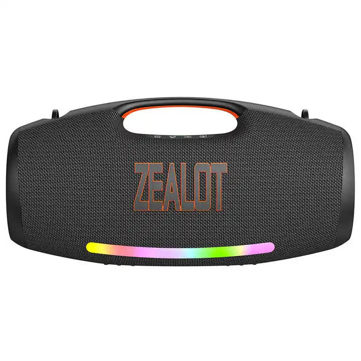 Zealot S89 Outdoor Party Speaker Professional Bluetooths 250W Bass Powered Portable Subwoofer Wireless LED Light Hifi Speaker