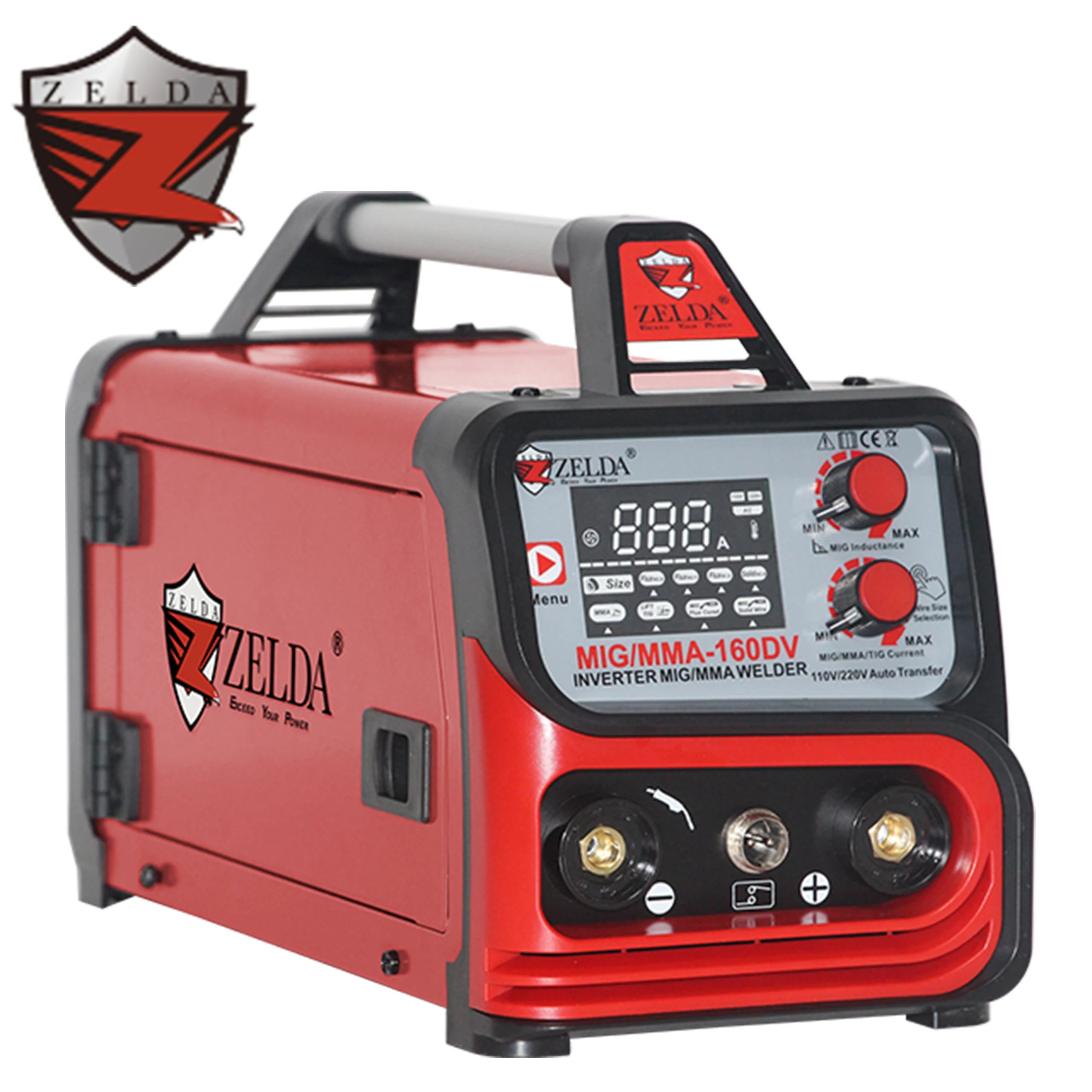 Zelda 0.5kg 1kg Flux Cored Wire Welding Use Home Poste Soudure Maquinas De Soldar Inverter Mig Welding Without Gas