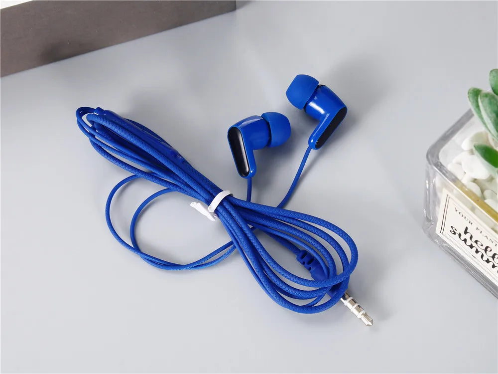 High Quality CY-081 Wired Earphone Stereo Universal Sports In-Ear Headphone with Mini Microphone 3.5mm Bass Music Headset