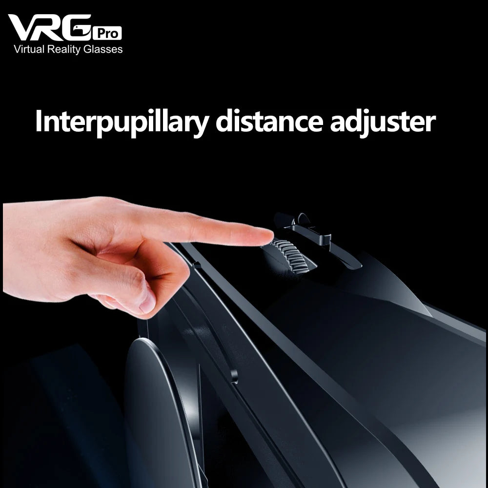 5-7 Inch VR 3D Virtual Reality Headset Glasses Compatible with iPhone & Android for Movies & Games