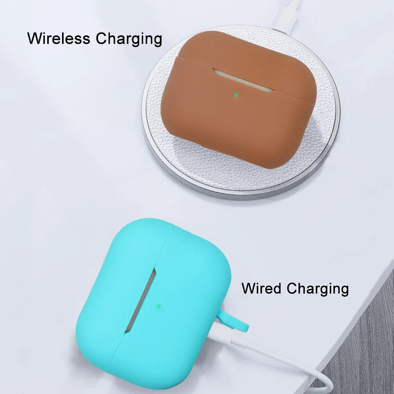 Shockproof Silicone Earphone Case Protective Covers for Airpods Pro 2nd Generation Silicone Case With Nylon Rope