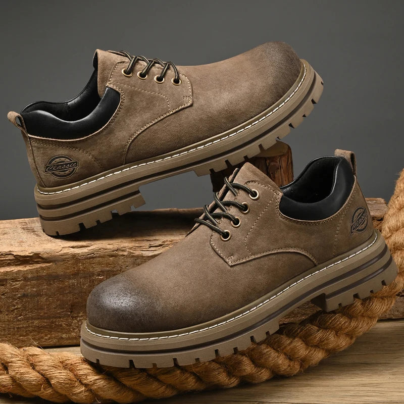 Factory Supply Accept OEM Service Pure Genuine Leather Oxford British Style Business Office Men Leather Dress Working Shoes