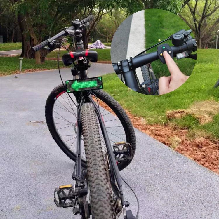 Factory Wholesale Remote Led Bike Light Remote Bicycle Back Rear Taillight Smartphone App Programmable Eletronic Bicycle Light