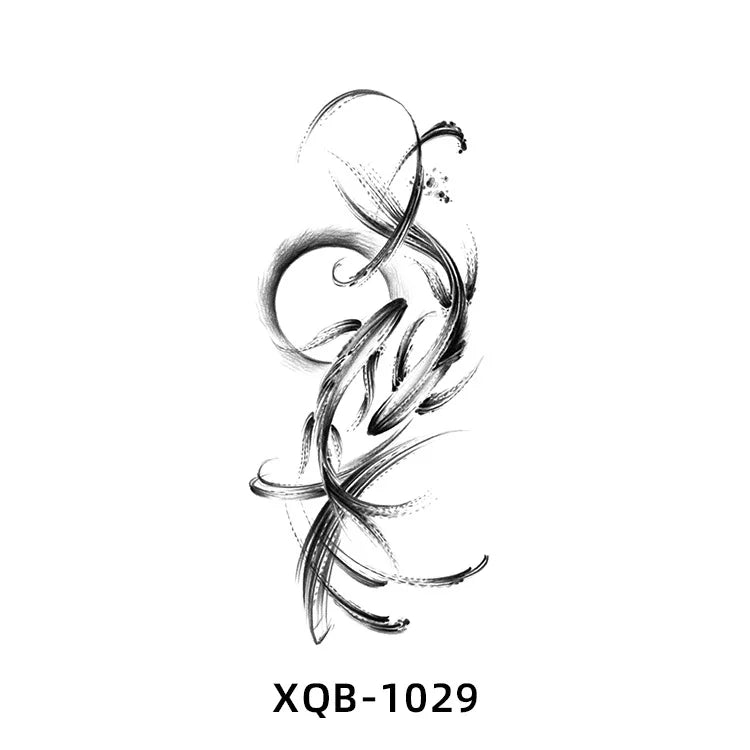 2025 New Waterproof Color Butterfly Flowers Temporary Tattoo Sticker Wholesale Arm/Chest Tattoo Decal for Body Application