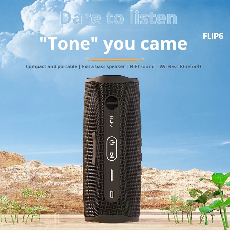 Flip6 Outdoor Waterproof Speaker Can TF Card Slot Wireless Subwoofer Mini Portable Speakers Party Subwoofer bluetooth Speaker