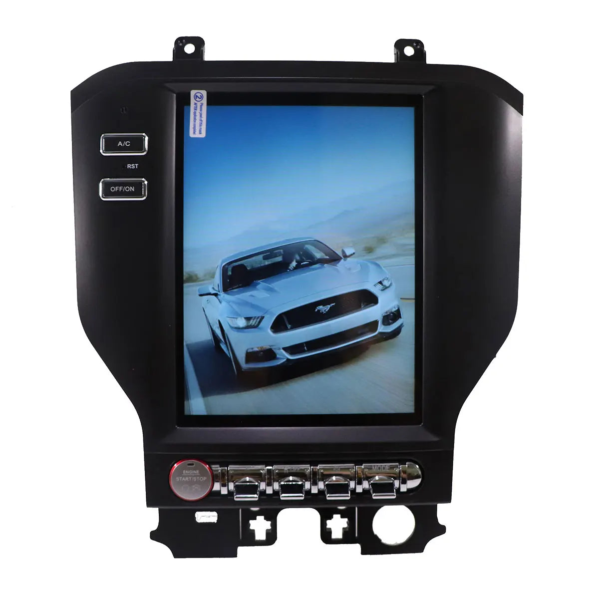 Car Screen 10.4 Inch Android 9 Portable DVD Player Car Stereo Single Din for Ford Mustang 2014-2019 Car Radio Player
