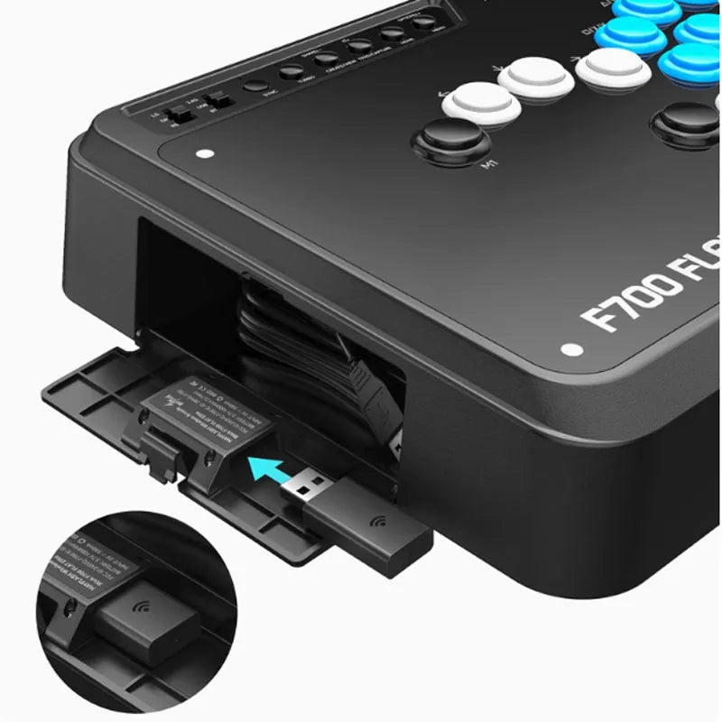 Mayflash F700Flat Elite Wireless Hitbox Arcade Joystick for PS5/Xbox/PC/Switch Mobile
