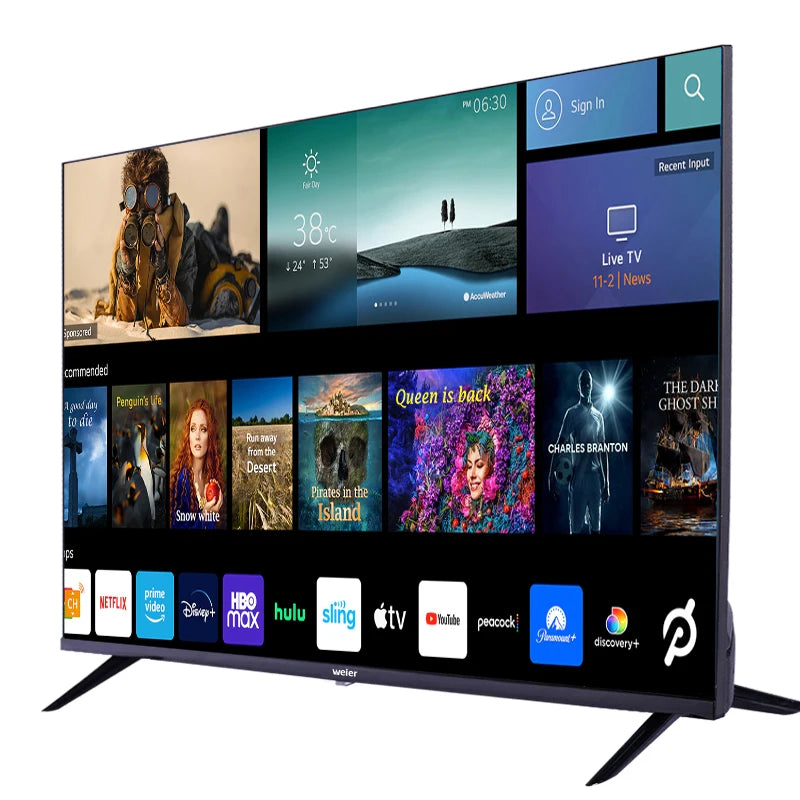 OEM Customizable 85-Inch Android Smart LED TV 4K HDTV with 32''-75'' Normal TV Motherboard 40 43 50 55 60 65 4K Television