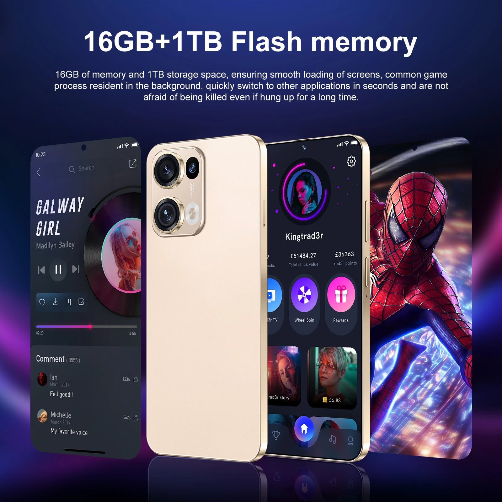 Hot Selling Reno 13 Pro  5G Smartphone Telephone 512GB/1TB Original Unlock Android Phone Mobile Phones