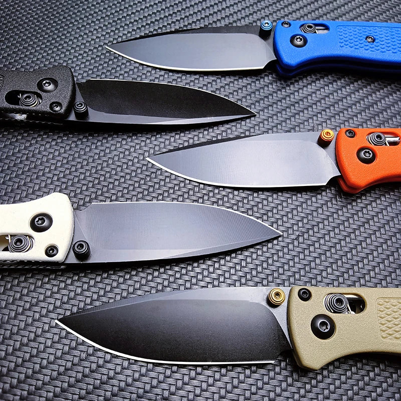 BM 533/535 Folding Knife S90V Blade Nylon Glass Fibre Handles Sharp Field Hunting Knife Survival Tactical Tool with Pocket Clip