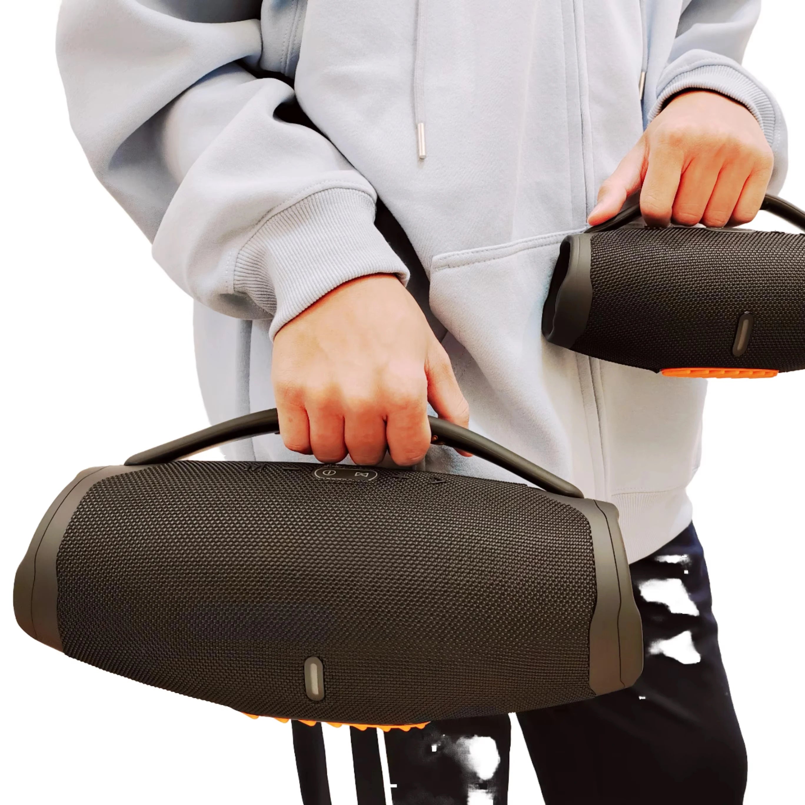 LED Super Boombox3 Wireless Speaker Portable Lighting Speakers Outdoor Waterproof With Handle for Home Gift Party Box FM Boombox