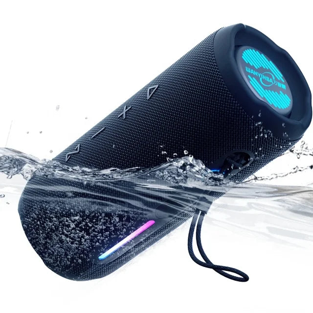 M6 Portable for Blue  Tooth Subwoofer Speaker 30W High Quality Mini Wireless Home Party RGB LED IP67 Waterproof Dustproof AUX