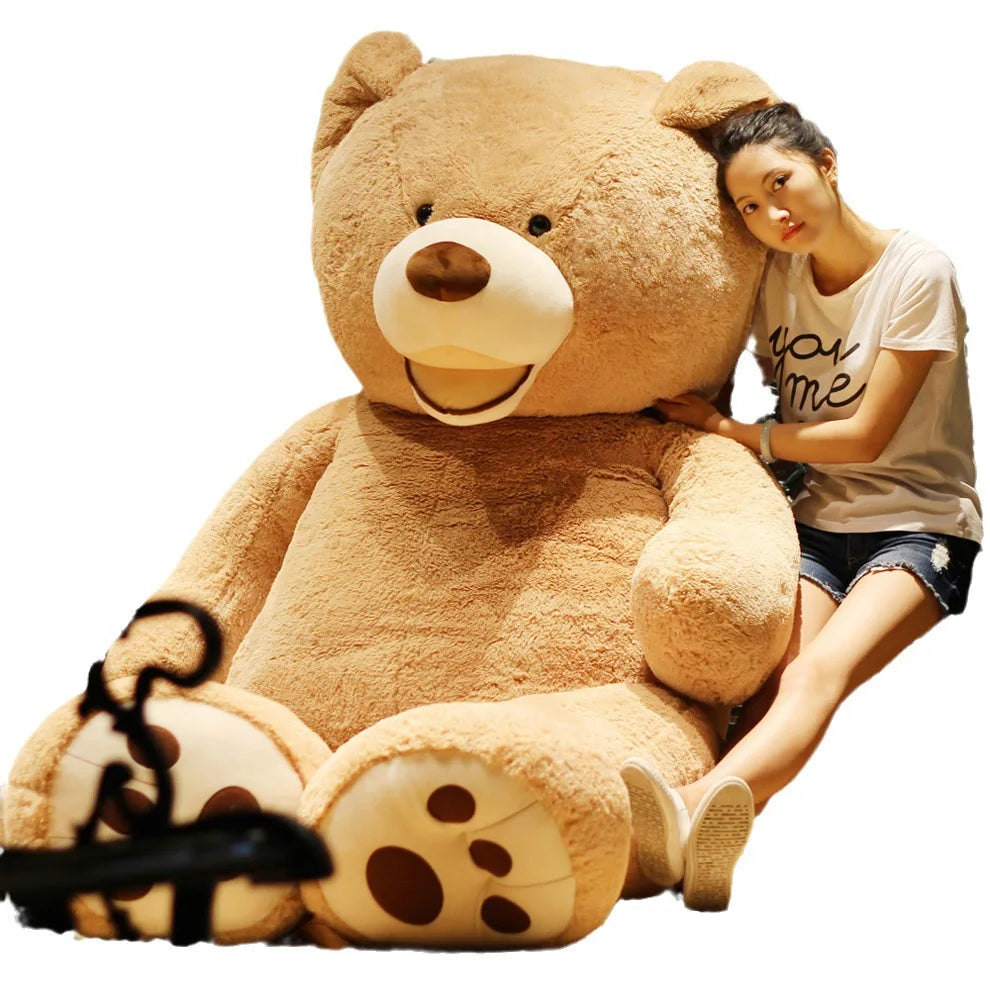 Giant Bear Skin Huge Teddy Big Animals Peluche Bear Comfortabling Super Quality Soft Toys for Girl Huge Size 80cm 340cm OEM 1pc