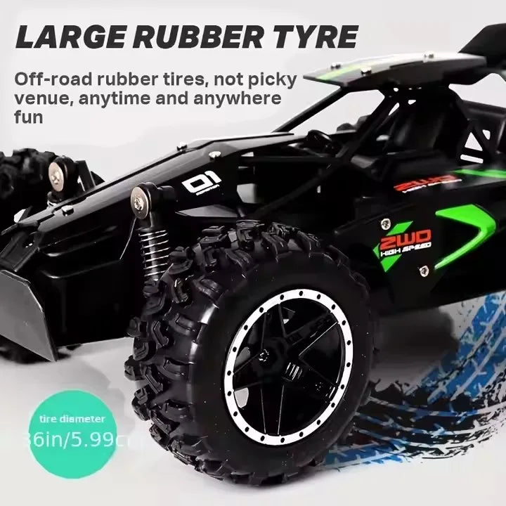 1:18 Mini RC Racing Off-Road Monster Truck 2.4Ghz Remote Control 15KM/H Drift Charger Assembly Required Boys' Racing Toys