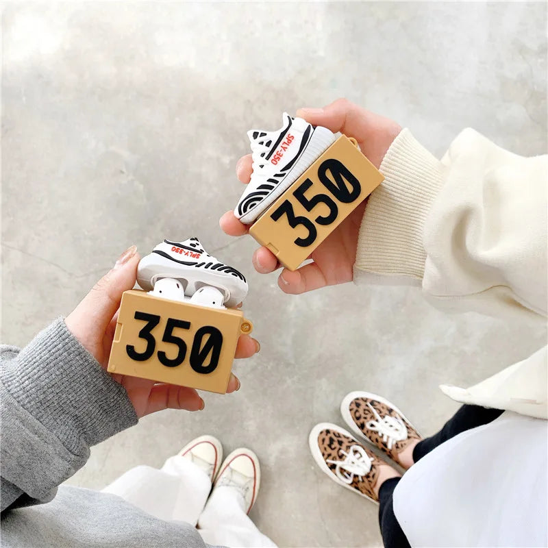 Luxury Silicone 3D Shoe Sneaker Box Design for airpods case  for AirPods Pro 1/2