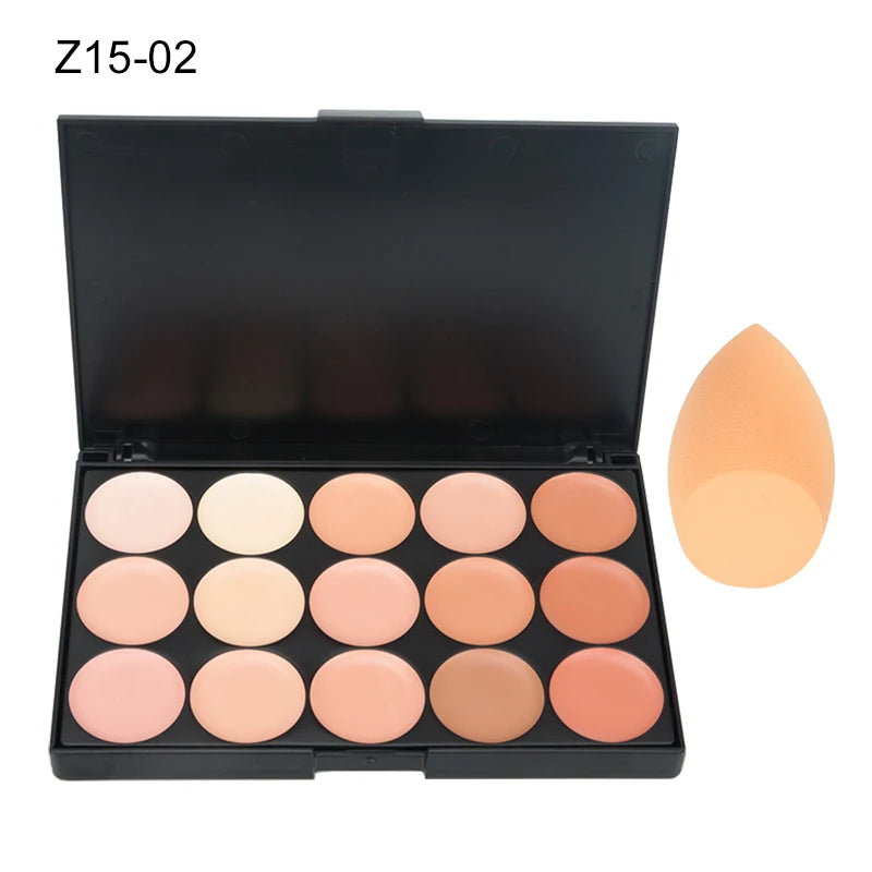 Palette Maquillage Correcteur Visage 15 couleurs