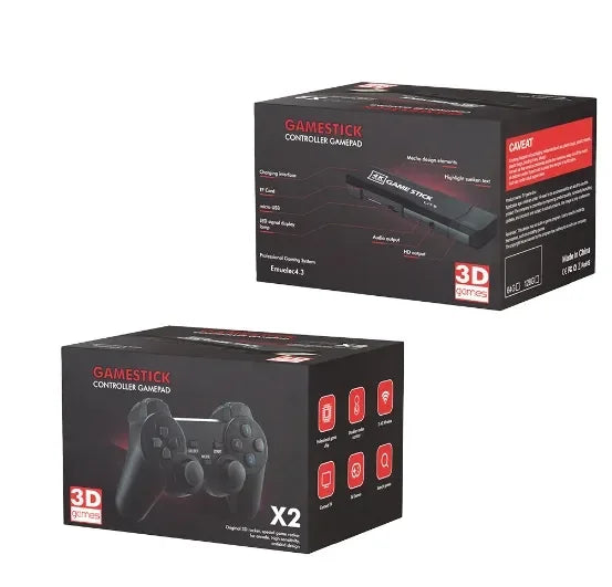 Android 7.0 TV BOX X2 PLUS 4K Retro Video Games Console with Wireless Controller 128G 50000 Game Dual WiFi