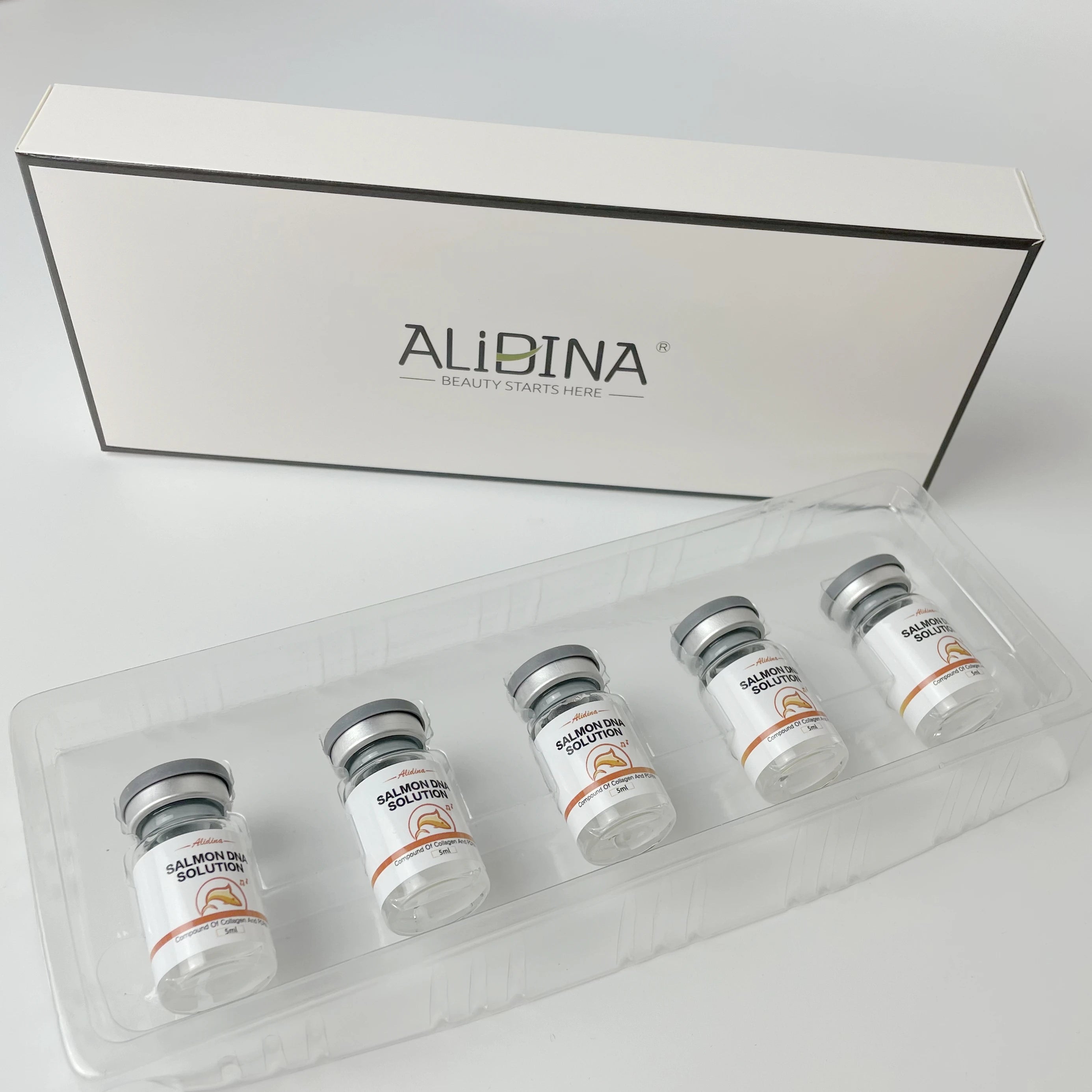 GZ Salmon DNA Serum Collagen Solution and Tool for Acne-Prone Skin & Dark Spot Correction Wrinkle Face for USA Beauty Salon