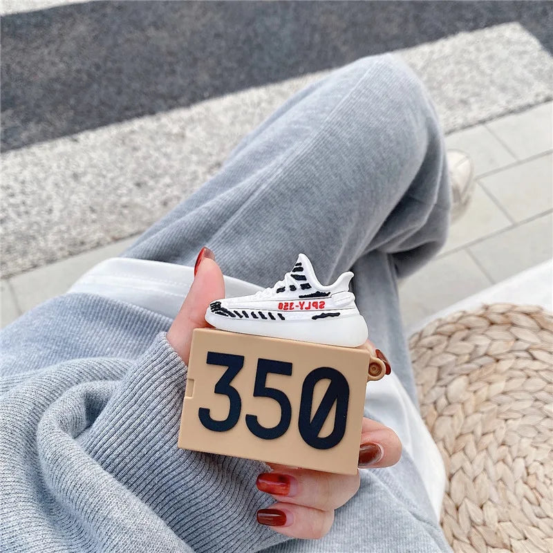 Luxury Silicone 3D Shoe Sneaker Box Design for airpods case  for AirPods Pro 1/2