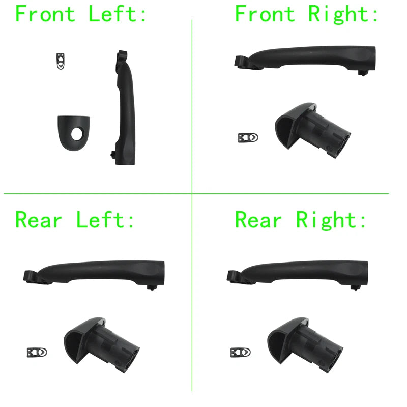 1PC Car Parts Inside Interior Opening Door Handle for Renault Fluence OEM 806715396R 806713870R Front Rear Left Right 4 Doors