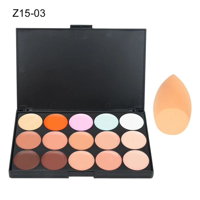 Palette Maquillage Correcteur Visage 15 couleurs