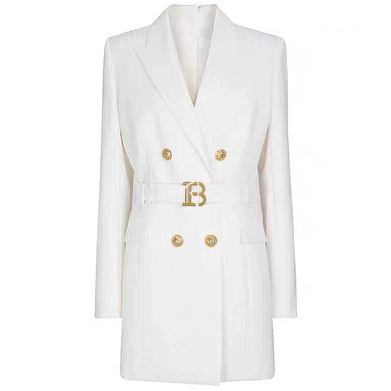 Suit Skirt Spring And Autumn New Temperament Ladies High-quality Waist And High Goddess Professional Suit Dress Jacket Female