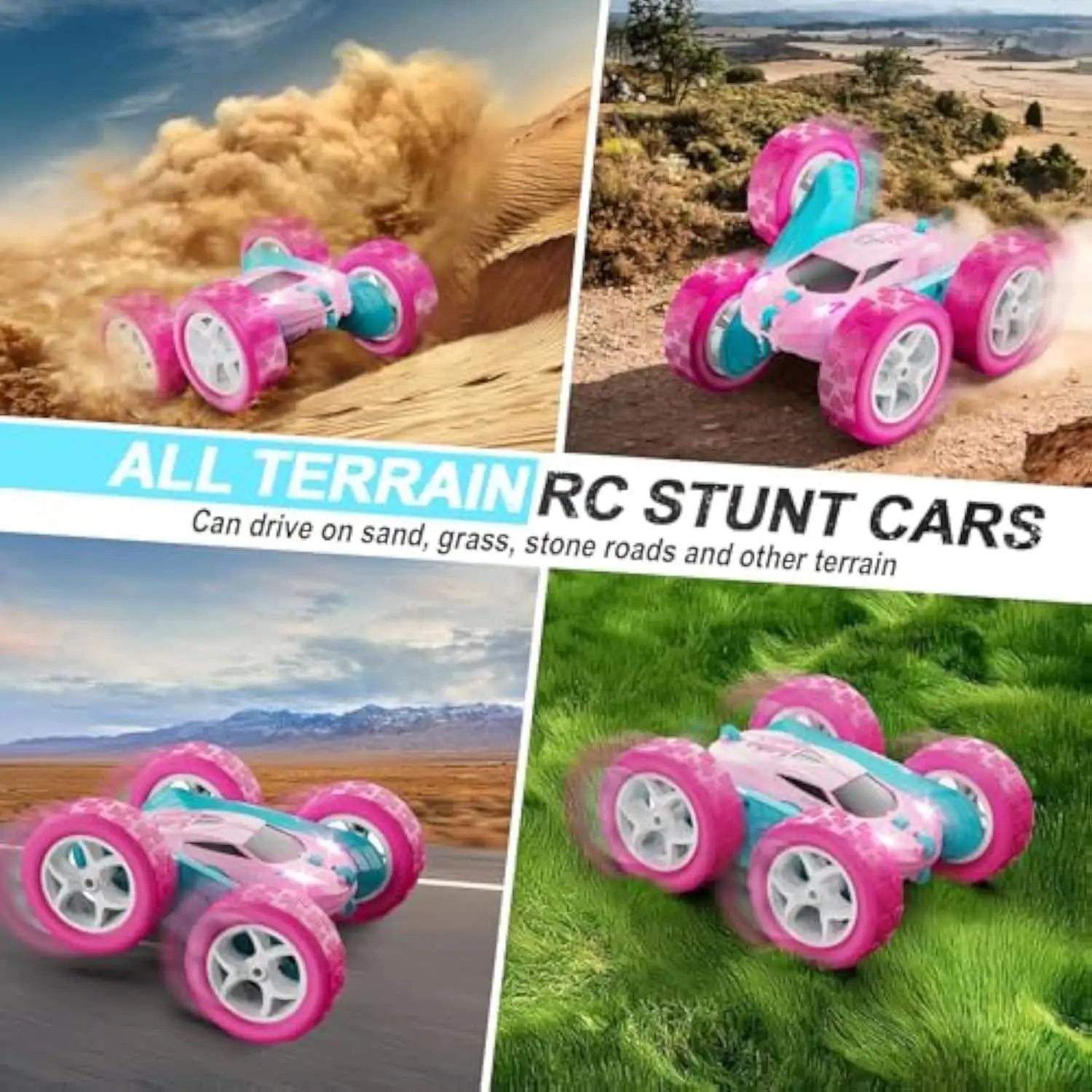 Double-sided Stunt Car Rolling Remote Control Car Rc Car Four-wheel Drive Off-road Vehicle Children's Toy