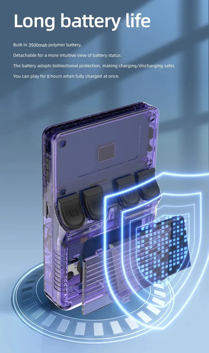 R36S Portable Handheld Game Players 3.5 Inch IPS HD Screen 3000mAh Linux System Retro Video Games Console