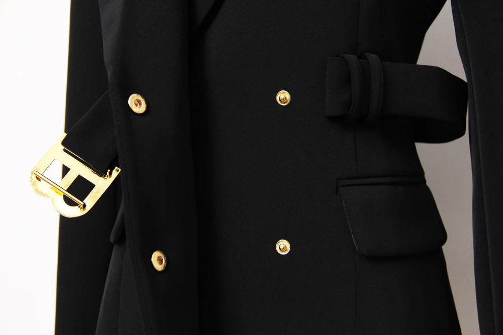 Suit Skirt Spring And Autumn New Temperament Ladies High-quality Waist And High Goddess Professional Suit Dress Jacket Female