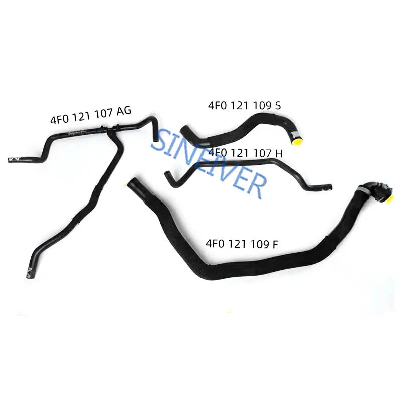 For Audi A6 C6 S6 Car Parts Engine Cooling System Water Pipe Radiator Coolant Hose 4F0819375B 4F1819371K 4F0819373K 4F0819378B