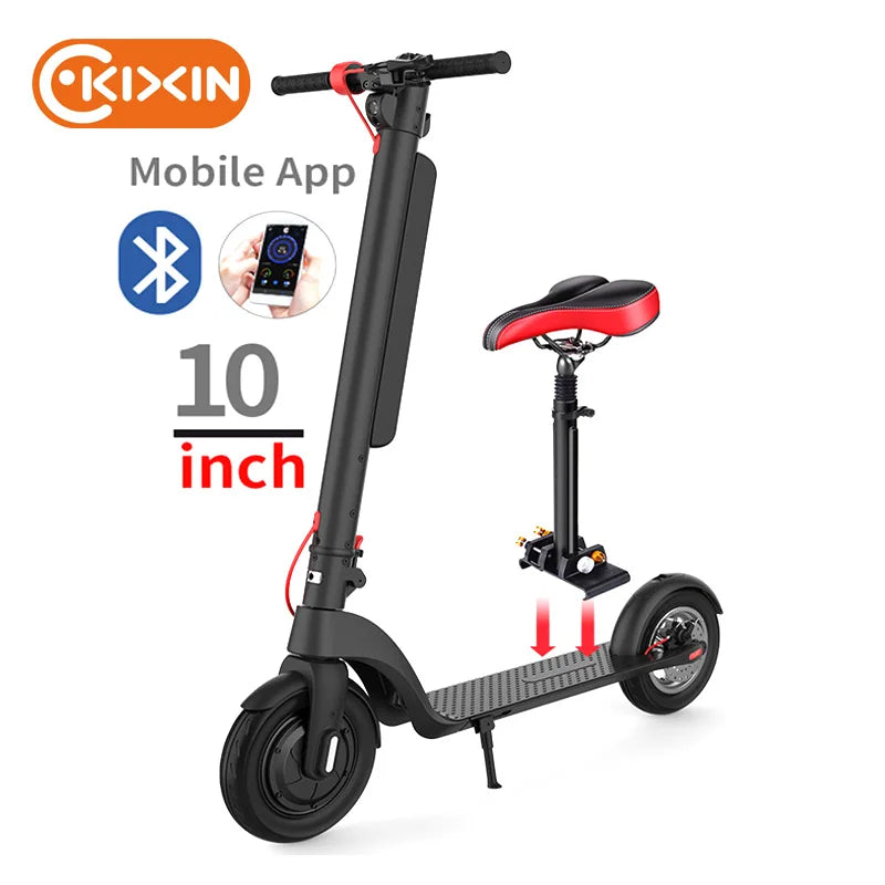 Factory Waterproof X8 Long Endurance 350W 800W Max Range 45KM 2 Wheel Adult Kick Scooter Electric Scooter with Removable Battery