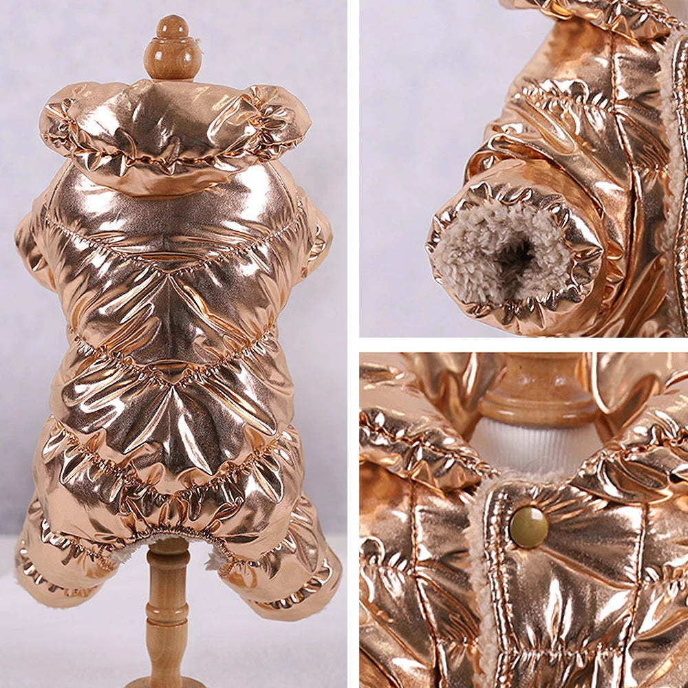 Clothes For Small Medium Dogs Winter Pet Coat Waterproof Dog Jackets Jumpsuit Warm Fleece Chihuahua Yorkshire Clothing Overalls