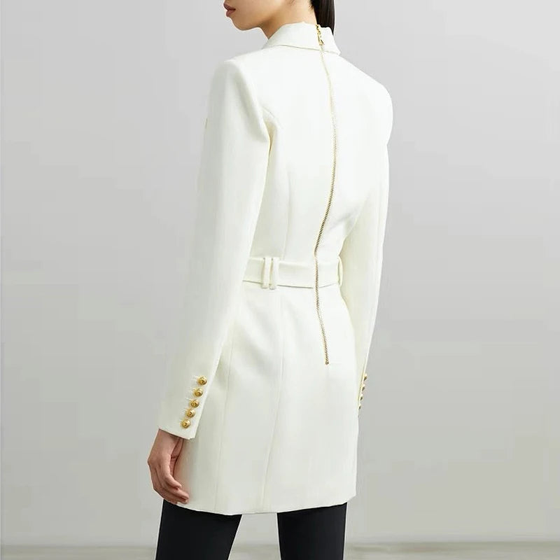 Suit Skirt Spring And Autumn New Temperament Ladies High-quality Waist And High Goddess Professional Suit Dress Jacket Female