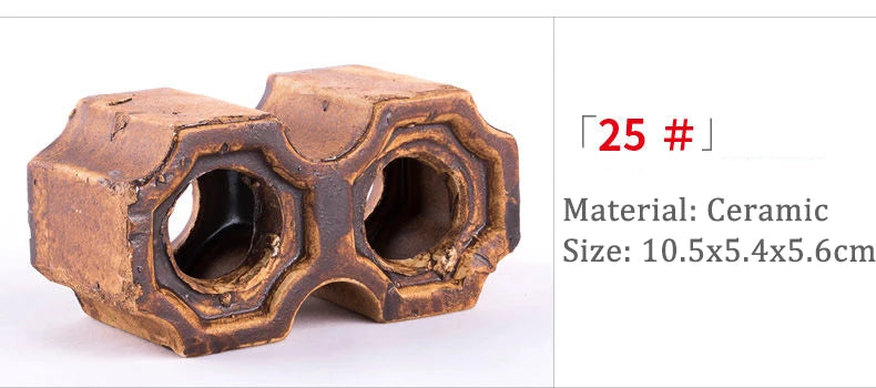 Retro Ceramic Decoration Fish Tank Shrimp Tank Dodging House Spawning Fish Hiding Landscaping Aquarium Decor Accessories