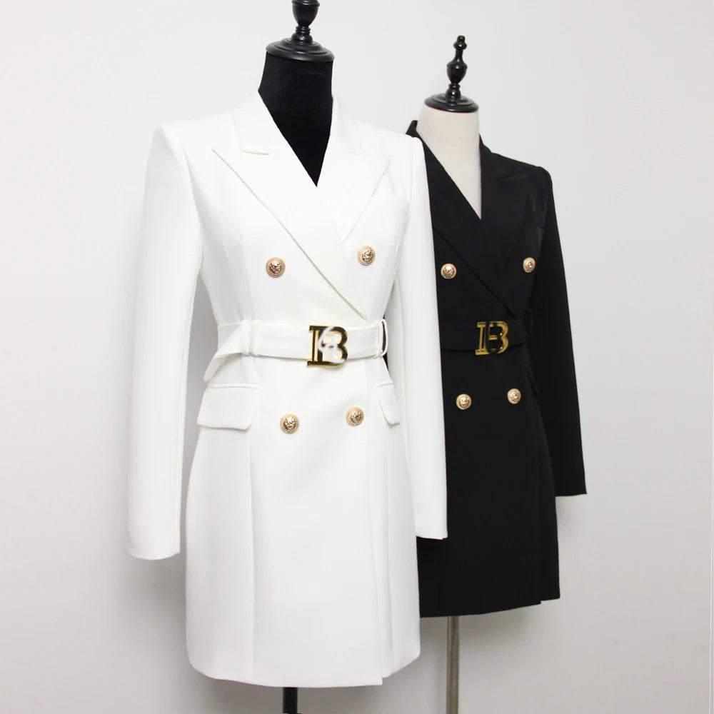 Suit Skirt Spring And Autumn New Temperament Ladies High-quality Waist And High Goddess Professional Suit Dress Jacket Female