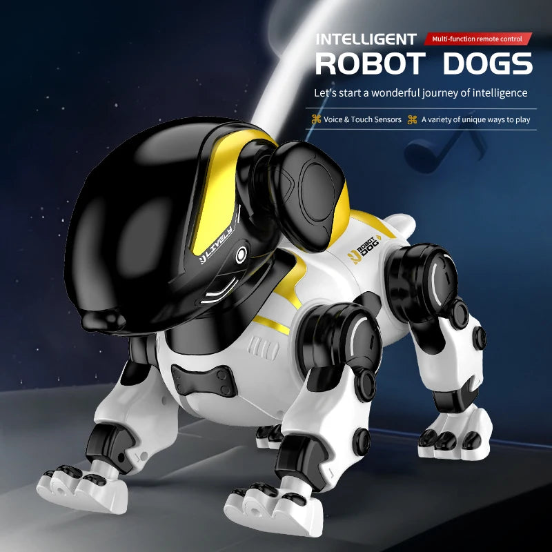 Charging Intelligent Remote Control Toy Multi-function Robot Rc Walking Dog 2.4GHz 360 Rotating Changeable Robot Dog RC Car Toys