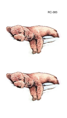 Waterproof 100 Different Cat Dog Deer Tattoo Designs for Women Men Body Art Colorful Black Fake Arm Hands Animal Tattoo Stickers