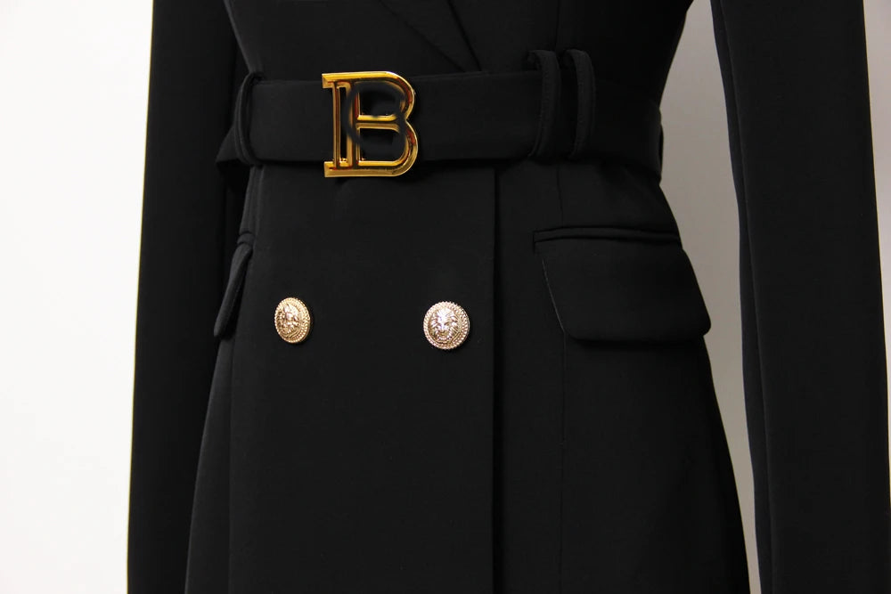 Suit Skirt Spring And Autumn New Temperament Ladies High-quality Waist And High Goddess Professional Suit Dress Jacket Female