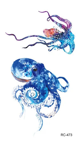 Waterproof 100 Different Cat Dog Deer Tattoo Designs for Women Men Body Art Colorful Black Fake Arm Hands Animal Tattoo Stickers